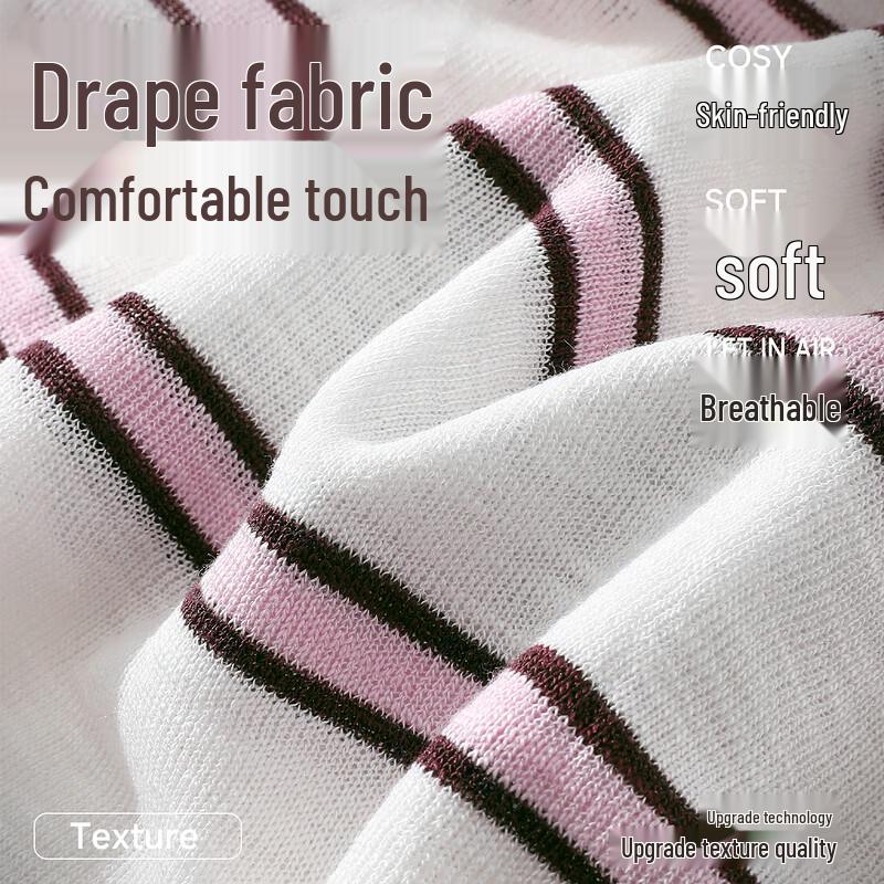 TonLion Women's Striped Hooded Cardigan Jacket