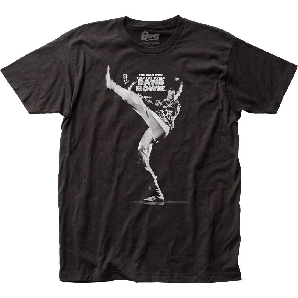 David Bowie Man Who Sold Mens T Shirt Music Classic Concert Rock Band Tee Black S
