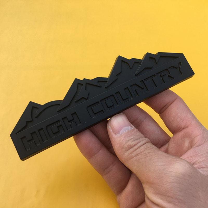Car Front Grille Badge Tail Trunk Sticker for  Snow Mountain HIGH COUNTRY Emblem CHEROKEE COMMANDER COMPASS LIBERTY PATRIOT
