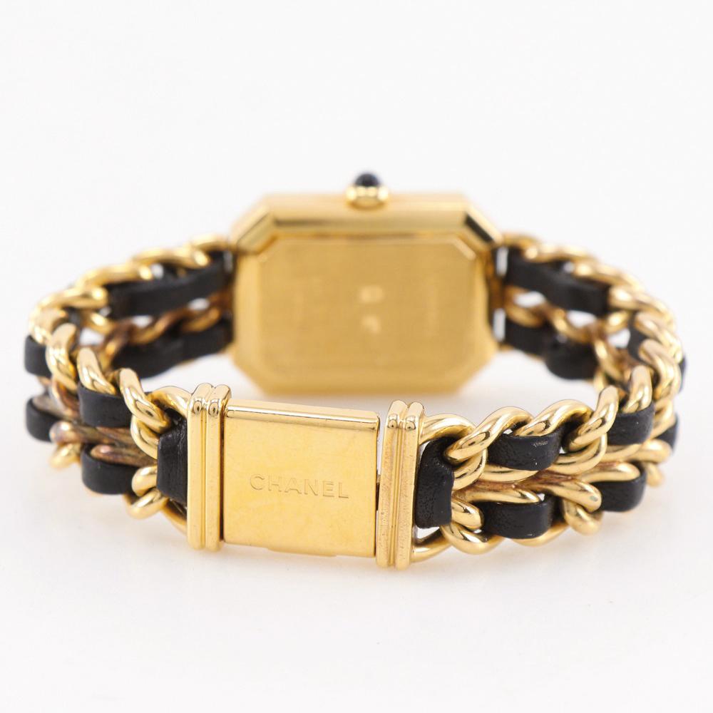 Chanel Premiere S Watches H0001 Black/gold blackDial Plated Gold/leather Quartz Analog Display Women Used
