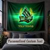 Custom Name Text Tapestry,Hammarby Decorative Wall Hanging, Background Tapestry For Home Bedroom