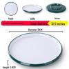 Nordic Round Melamine Shallow Plate for Buffets and Stir-Fry Dishes