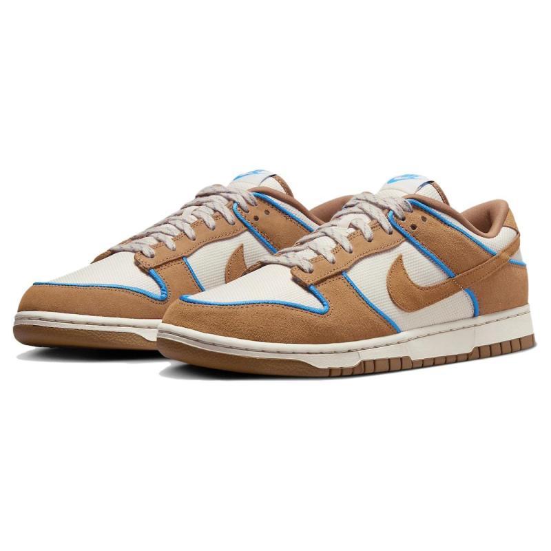 Nike Dunk Low Retro Premium Light British Tan Skate Shoes Sneakers FN5825-100