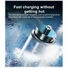 12-24V Car 200W Dual Port Mini USB Charger Ultra Fast Charging Cigarette Lighter Socket Aluminum Cell Phone Charging Adapter