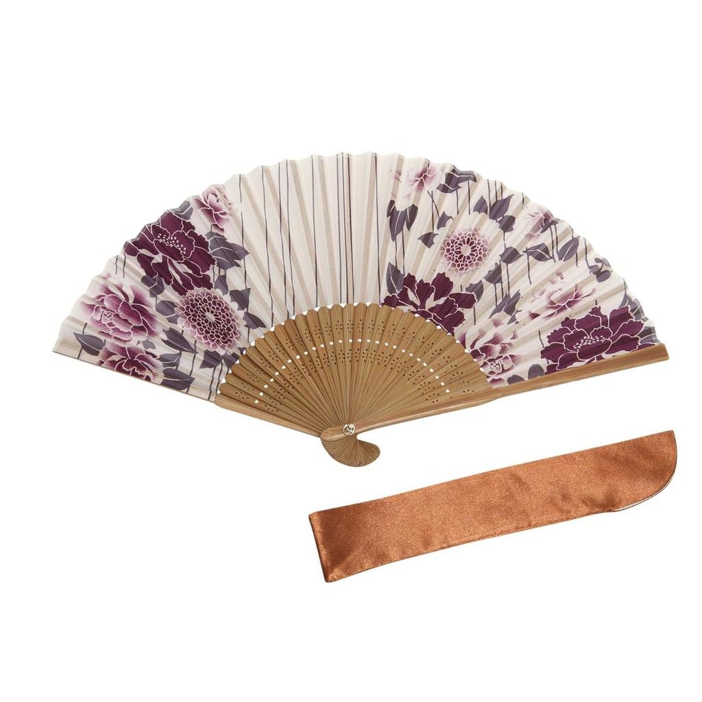 Hasegawa Ladies Silk Fan Pouch Box