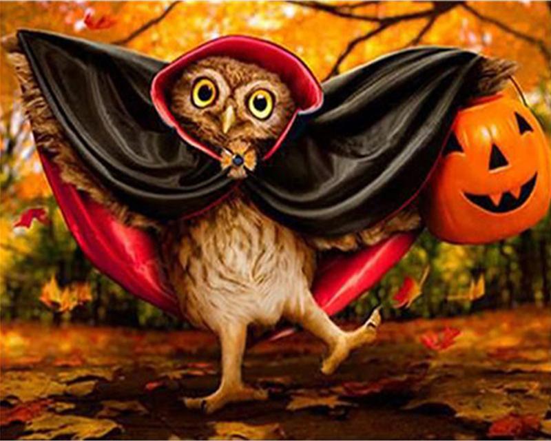 Diamond Painting Owl Cross Stitch Diamond Embroidery Animal Full Drill Square Mosaic Bird Needlework Home Decor