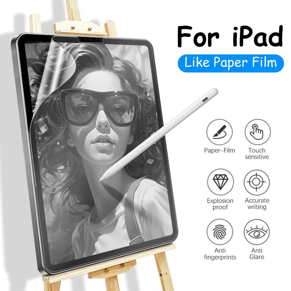 Frosted Anti-Glare Paper-Like Film for iPad Air 13-inch Non-Slip Painting Protection