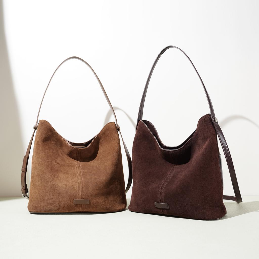 New Large-capacity Bucket Bag, Korean-style Casual Commuter Women's Bag, Fashionable, Casual, Retro, Stylish, Simple Crossbody Bag
