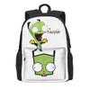 Invader Zim Gir Green Cute Women Backpack Mochila Casual Student School Bag Computer Mochila Boys Girls Waterproof Shoulder Bag