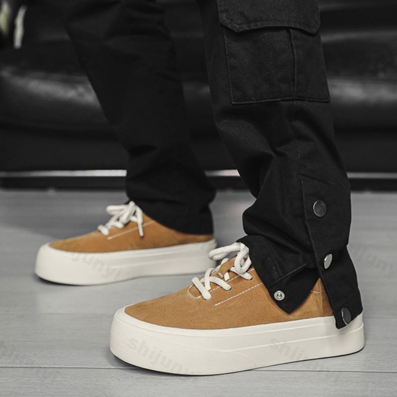 2026 Spring New Fashi Trend Low Top Thick Soled Casual Shoes for Men Comfortable Versatile N Slip Lace Up Platform sneakers