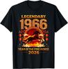 1966 Rok Ohnivého koně 60. narozeniny Čínský zvěrokruh Tričko unisex Tričko