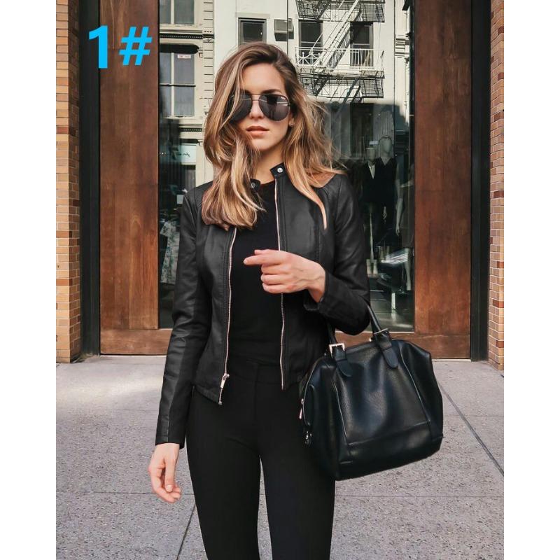 Autumn and winter fashion leather suit jacket women, urban beauty high-end temperament long-sleeved ladies jacket jacket MJ0087