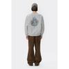 Customellow Grey Graphic Sweatshirt Cwtaw25624gyx