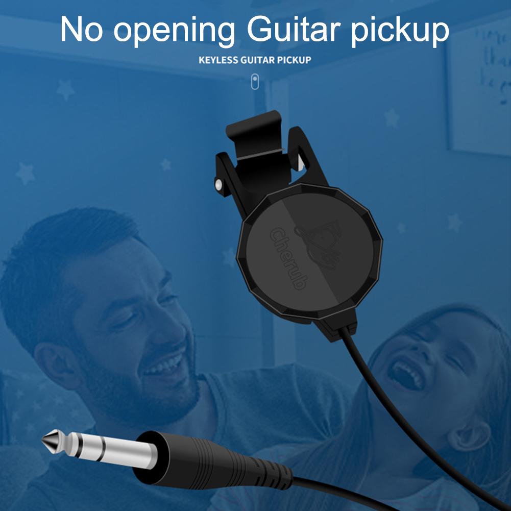 WCP-60G Guitars Pickups 2.5m Cable Clips On Guitars Pickups for Musical Instruments Tuning Tools Accessories