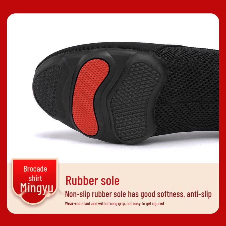 Dámské profesionální boty na latinskoamerické tance a trénink s nízkým podpatkem - Měkká podrážka