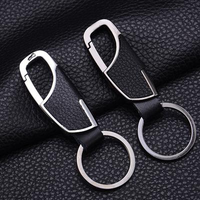 Μοδάτο Δερμάτινο Μπρελόκ Νέο Για Άνδρες Γυναίκες Μεταλλικό Μπρελόκ Κρεμαστό στη Ζώνη Καλύτερο Δώρο