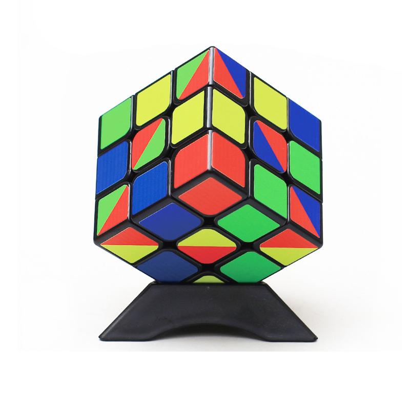 Rainbow Speed Cube 3x3x3 Problem Solving Children's Educational 3D Puzzle Toy Mind Challenge Gifts For Kids Teens Cubo Magico