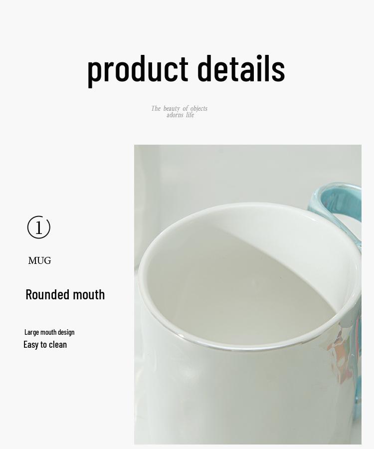 Lux Ceramic Bow Mug - Elegant Wedding Party Favor Coffee Cup