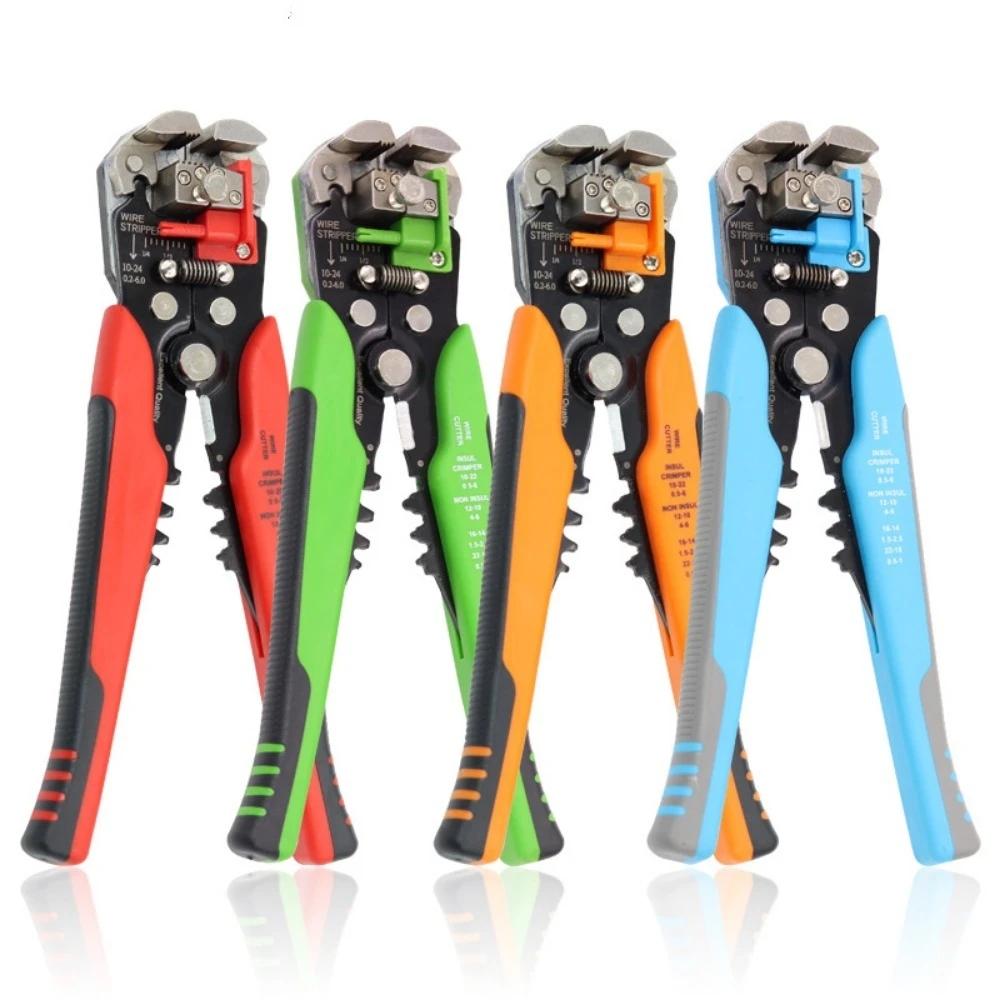

Crimper Cable Cutter Automatic Wire Stripper Multifunctional Stripping Tools Crimping Pliers Terminal 0.2-6mm² Tool зелений