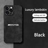 For Benz AMG Logo Suede Car All Inclusive Phone Case For iPhone 17 16 15 13 14 12 Pro Max Mini 8 XR XS 16 Plus 15Pro MAX Cover LL3