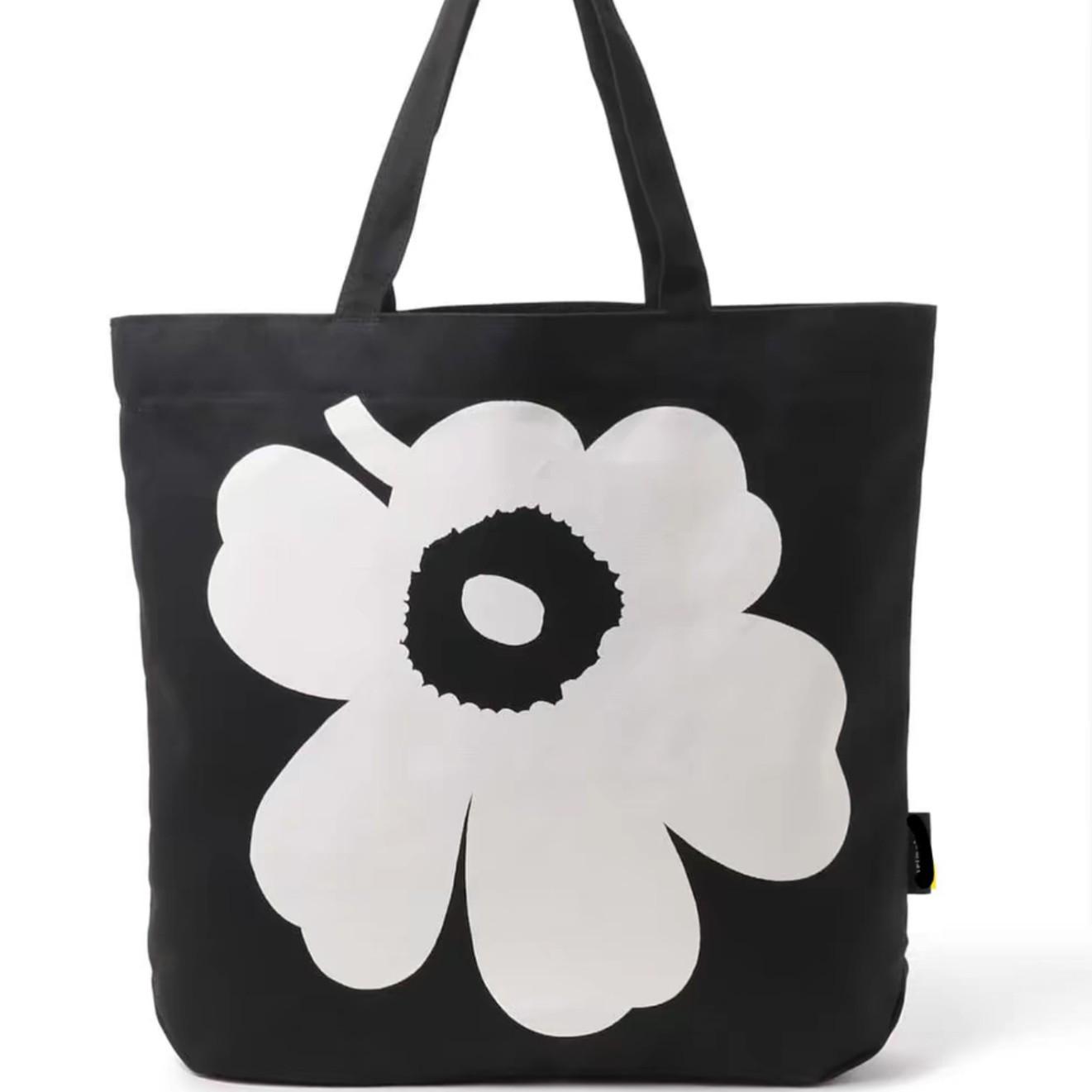 

2025 Nordic Sunflower Limited Edition Canvas Shoulder Bag - Spring/Summer Commemorative Tote чёрный