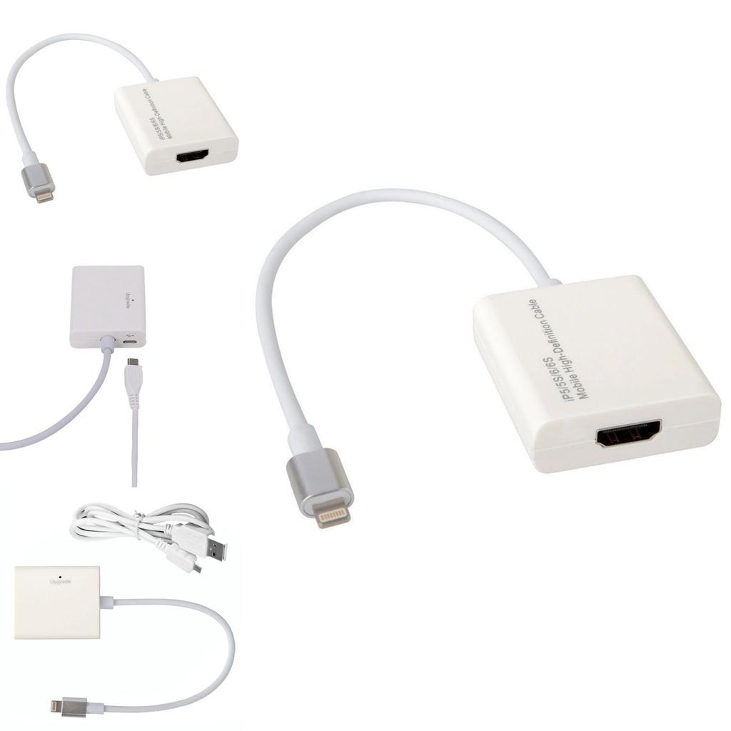 Apple Lightning To Hdmi Adapter Cable With Copper Core For Screen Mirroring And Hd Video Streaming