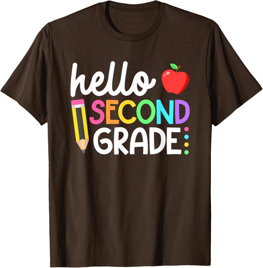 Hello Second Grade Team 2nd Grade Design Funny Unisex T-Shirt