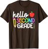 Hello Second Grade Team 2nd Grade Design Funny Unisex T-Shirt
