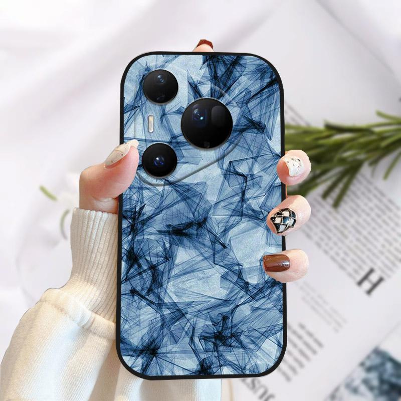 Phone Case For Huawei Pura 80 Ultra Pretty Stylish Painting Soft TPU Silicone Shockproof Cover For Huawei Pura80Ultra Fundas