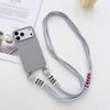 Phone Case for IPhone 17 Air 16E 15 14 Plus 13 12 11 Pro 17 Pro Max Crossbody Necklace Strap Lanyard Candy Color Silicone Cover