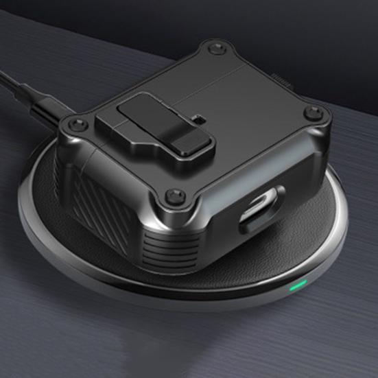 Earphone Protective Case Full Protection with Secure Locks Hanging Buckle Headphone Covers