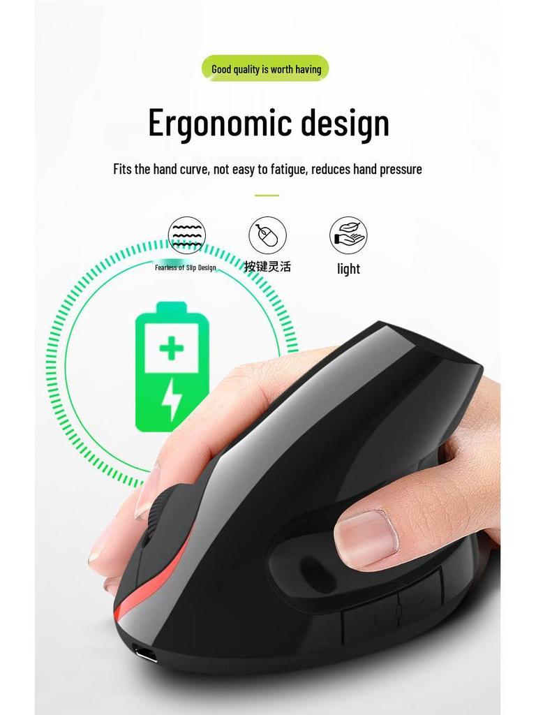 Dual Mode Wired Gaming Mouse with Luminous Esports Design