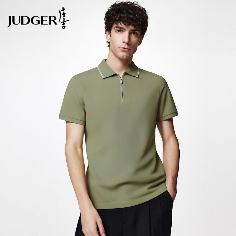 Men s 100% Cotton Half-Zip Polo T-Shirt 170