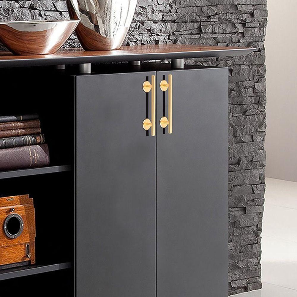 Self-Adhesive Door Knob Aluminium Alloy Door Handlebar Fashion Door Handle  Kitchen