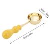1Pc Wax Stamp Seal Spoon Retro Handle Sealing Wax Melting Spoon for Wax Sealing Decorative Wax Stamp Craft Gift