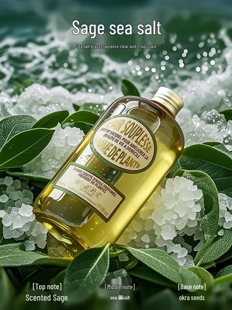 Green Lemon Basil Citrus Aromatherapy Refill for Flameless Car Diffuser & Bedroom