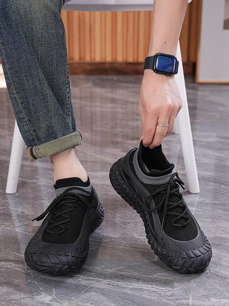 Fashion Outdoor Male Sports Shoes Thick Platform All Brands Trend 2025 Cheap Liquidation Low Price Summer Sale On Men's Casual Sneakers