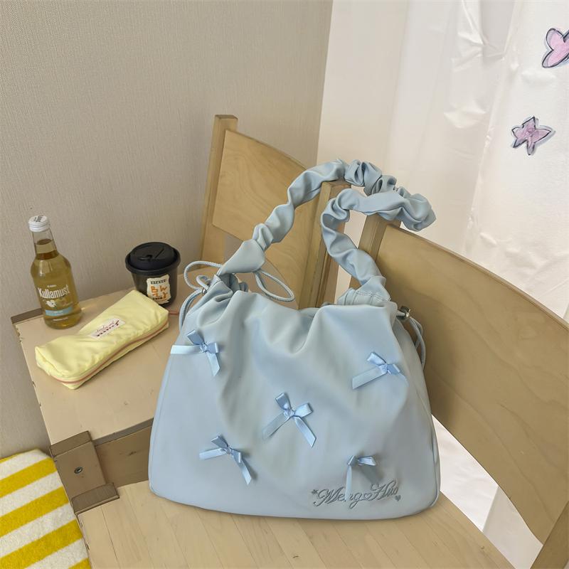Tote Bag Handbag Bow Shoulder Bag Large Capacity Women Crossbody Bag