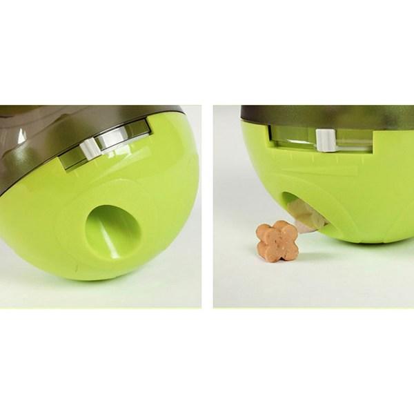Dingdong Pet Dinosaur Egg Snack Ball 9.5 X 12.5 Cm, Green, 1 Piece