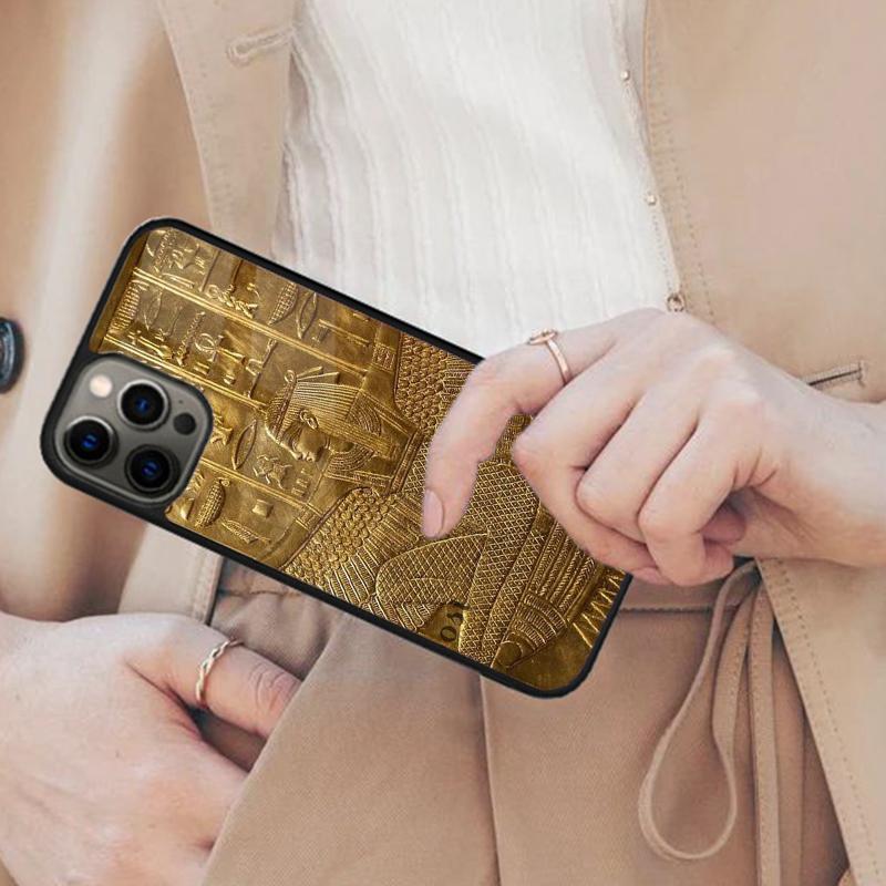 Egyptian Hieroglyphics Magnetic Phone Case For APPLE iPhone 17 Air 16 14 13 12 Pro Max 15 Plus Wireless Charge MagSafe Cover