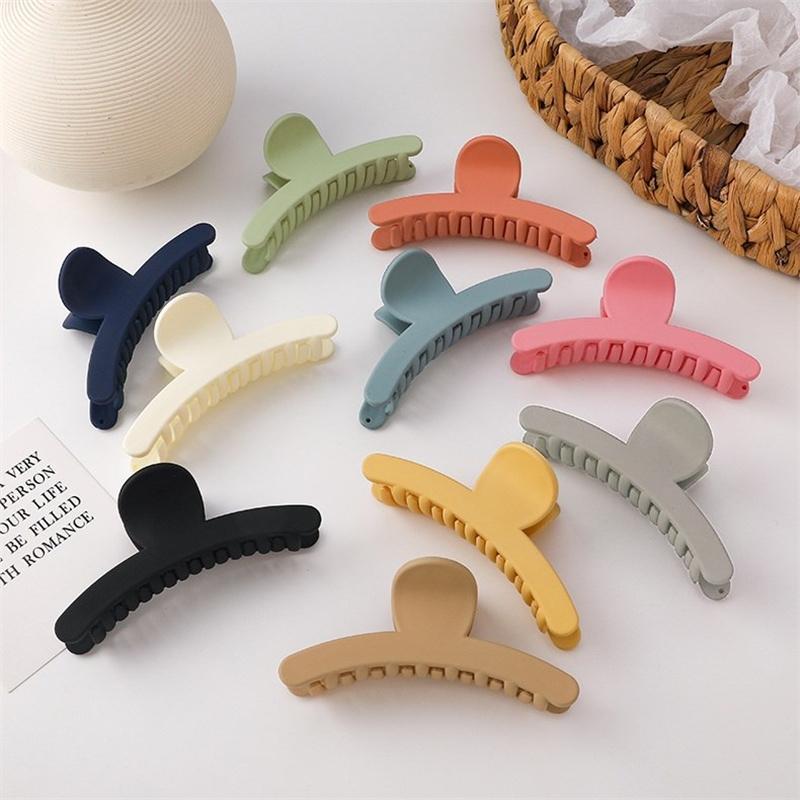 Neuer Damenmode Haarclip Koreanische Version der Einfarbigen Scrub-Klaue Haarklammer Kopfschmuck Haaraccessoires