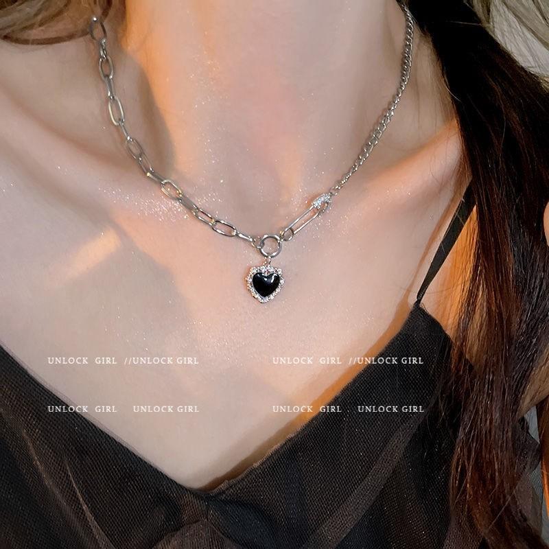 Tide Collarbone Chain Women'S Light Luxury Versatile Pendant Niche High Sense Spice Girl Collarbone Chain