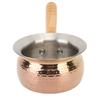 Stainless Steel Butter Warmer Small Saucepan Multifunction Butter Melting Pot Sauce Pan with Wooden
