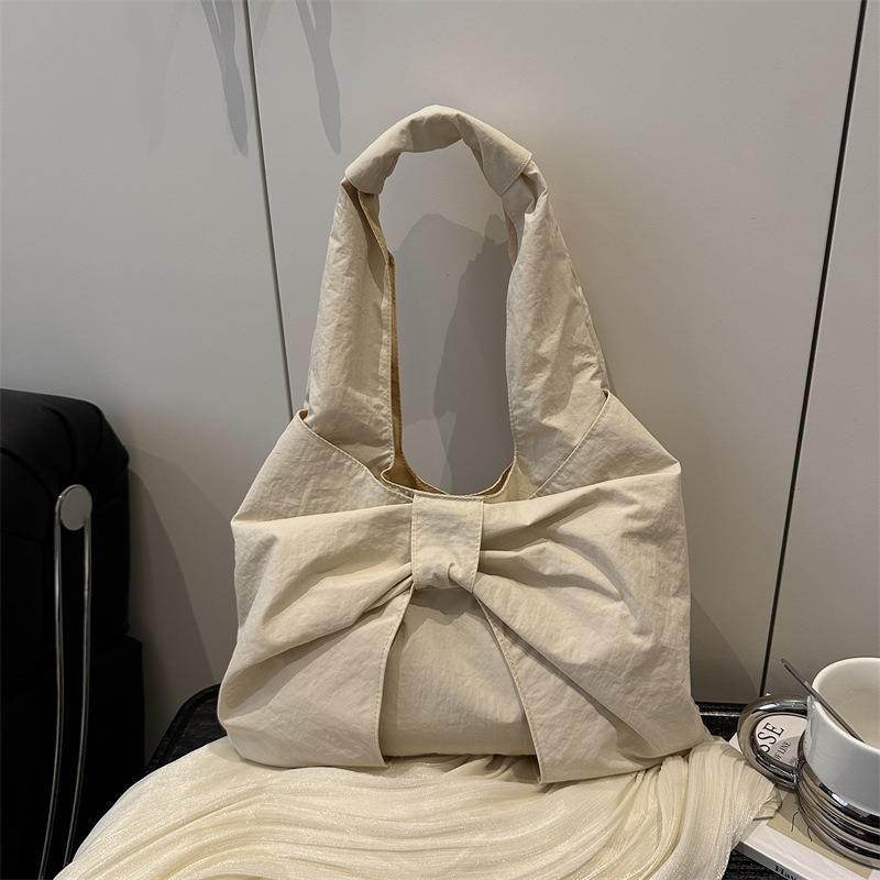 Summer Vintage Plaid Vest Bag Large Capacity Shoulder Bag Lightweight Shopping Bag Versatile Canvas Bag Female Student