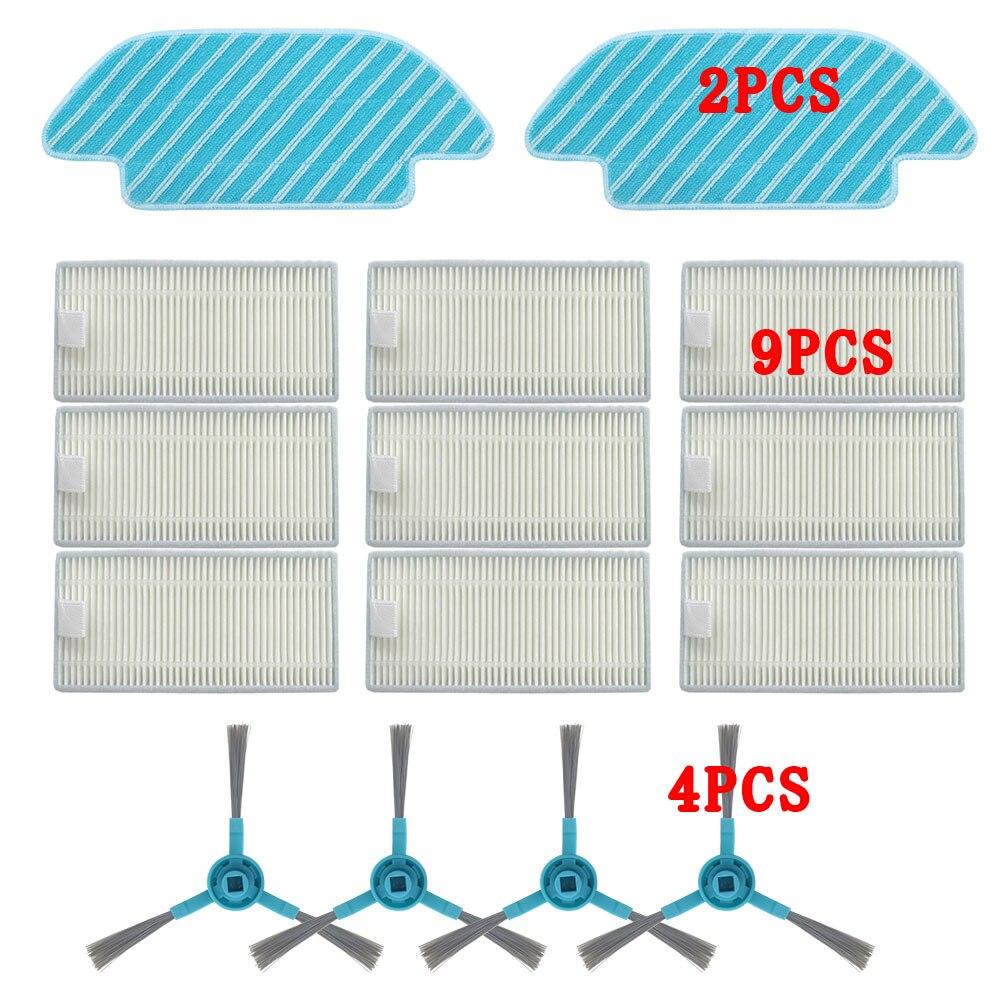 Rollenbürste Seitenbürste für Cecotec Conga 4090 5090 6090 Staubsauger, HEPA-Filter-Reinigungsmop