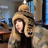 Lei Feng Hat for Women's New Cold Proof Ear Protection Temperament Versatile and High End Outdoor Riding Warm and Cold Hat