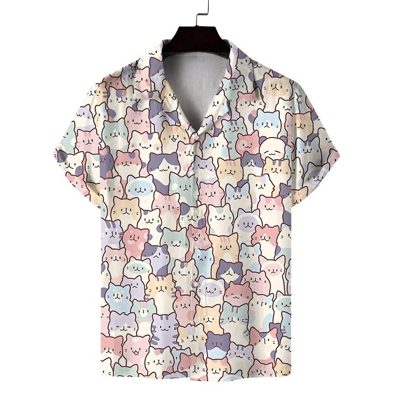 Fashion New Summer Shirt Men's Short-sleeved Plaid Design Casual Commuting All-match Personality Breathable Daily