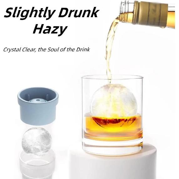 1-20PCS Large Ice Ball Mold Silicone Whiskey Ice Maker for Cocktails Durable Round Ice Cube Tray Home Bar Accessories 6
