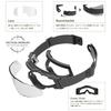 SWANS Tactical Goggles with Black Clear Lenses SG-2280