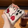 Sweet Hello Kitty Shockproof Casing For Iphone 17 Pro Max 17 Air 16 15 14 13 12 Pro Max Plus 16e 13 Mini XR 5G Soft Clear Case